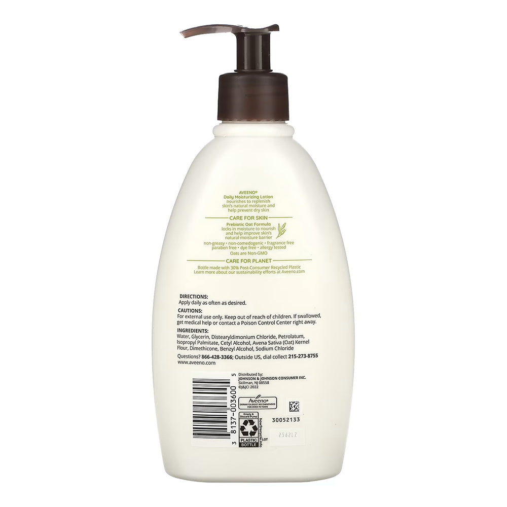 Aveeno Daily Moisturizing Lotion With Pump - 12 Oz