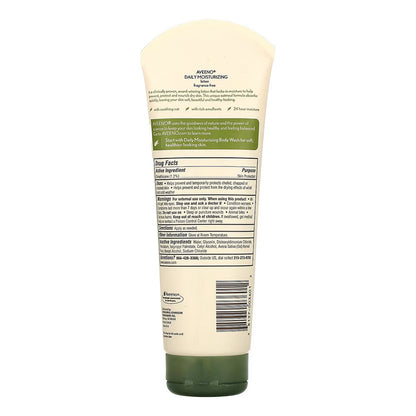 Aveeno Daily Moisturizing Lotion, Fragrance Free - 8 Oz