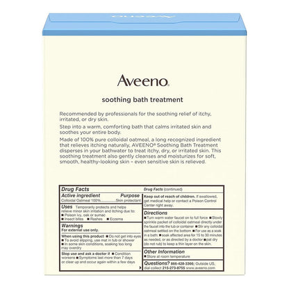 Aveeno Soothing Bath Treatment, Single Use Packets - 8 Ea