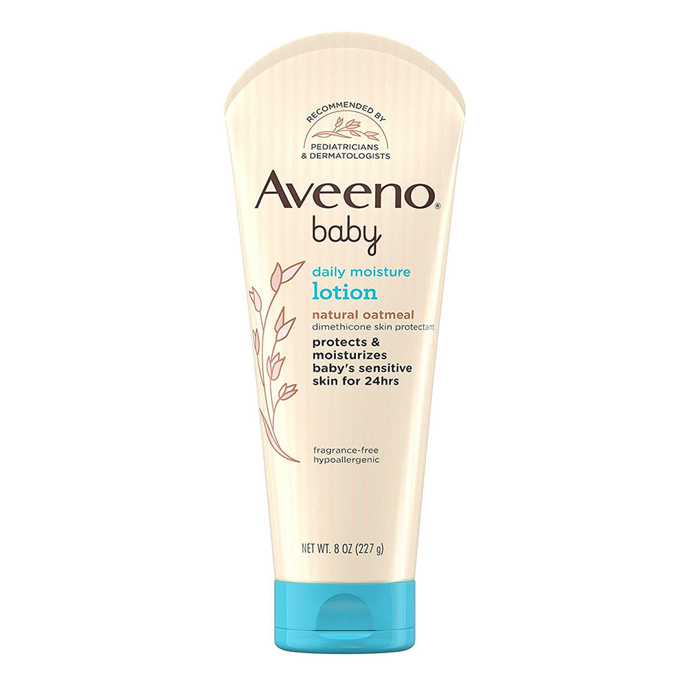 Aveeno Baby Daily Moisture Lotion, Fragrance Free - 8 Oz