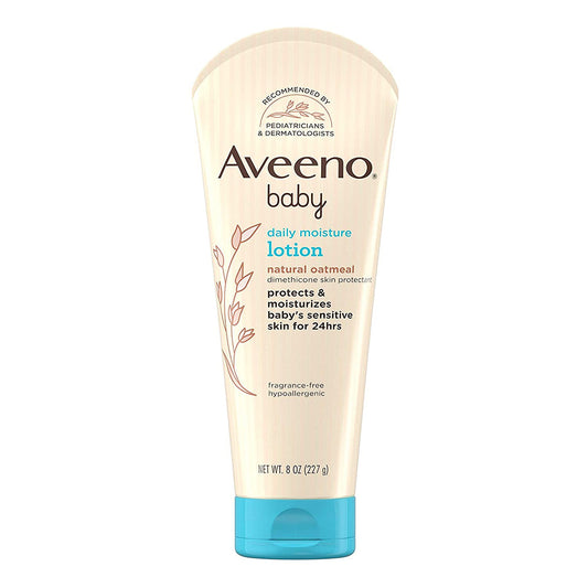 Aveeno Baby Daily Moisture Lotion, Fragrance Free - 8 Oz