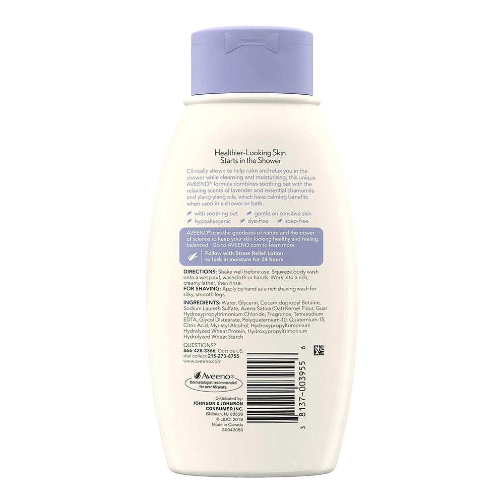 Aveeno Active Naturals Stress Relief Body Wash - 12 Oz