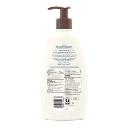 Aveeno Skin Relief Fragrance-Free Moisturizing Lotion For Sensitive Skin, 18 Fl Oz
