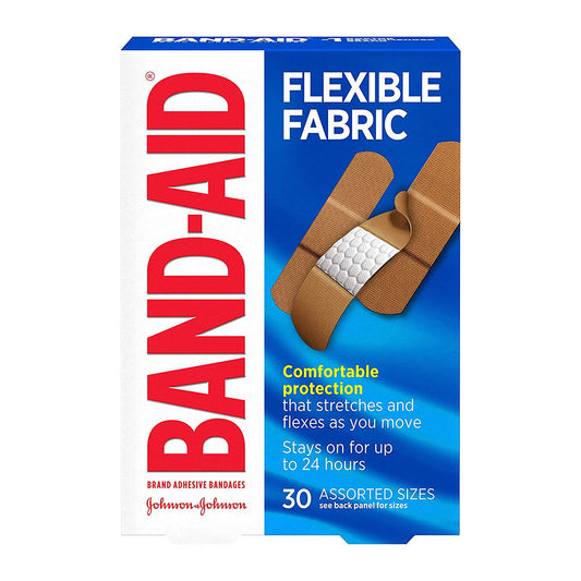 Band-Aid Flexible Fabric Bandages - 30 Count
