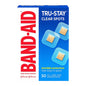 Band-Aid Brand Tru-Stay Clear Spots Bandages For Discreet First Aid, All One Size, 50 Count