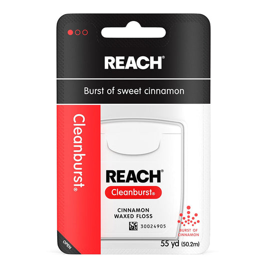 Reach Cleanburst Waxed Floss Cinnamon 55 Yards