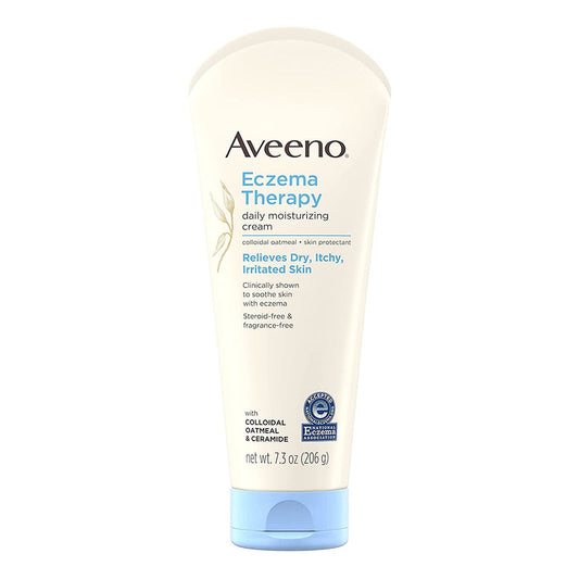 Aveeno Eczema Therapy Daily Moisturizing Cream For Sensitive Skin - 7.3 Oz