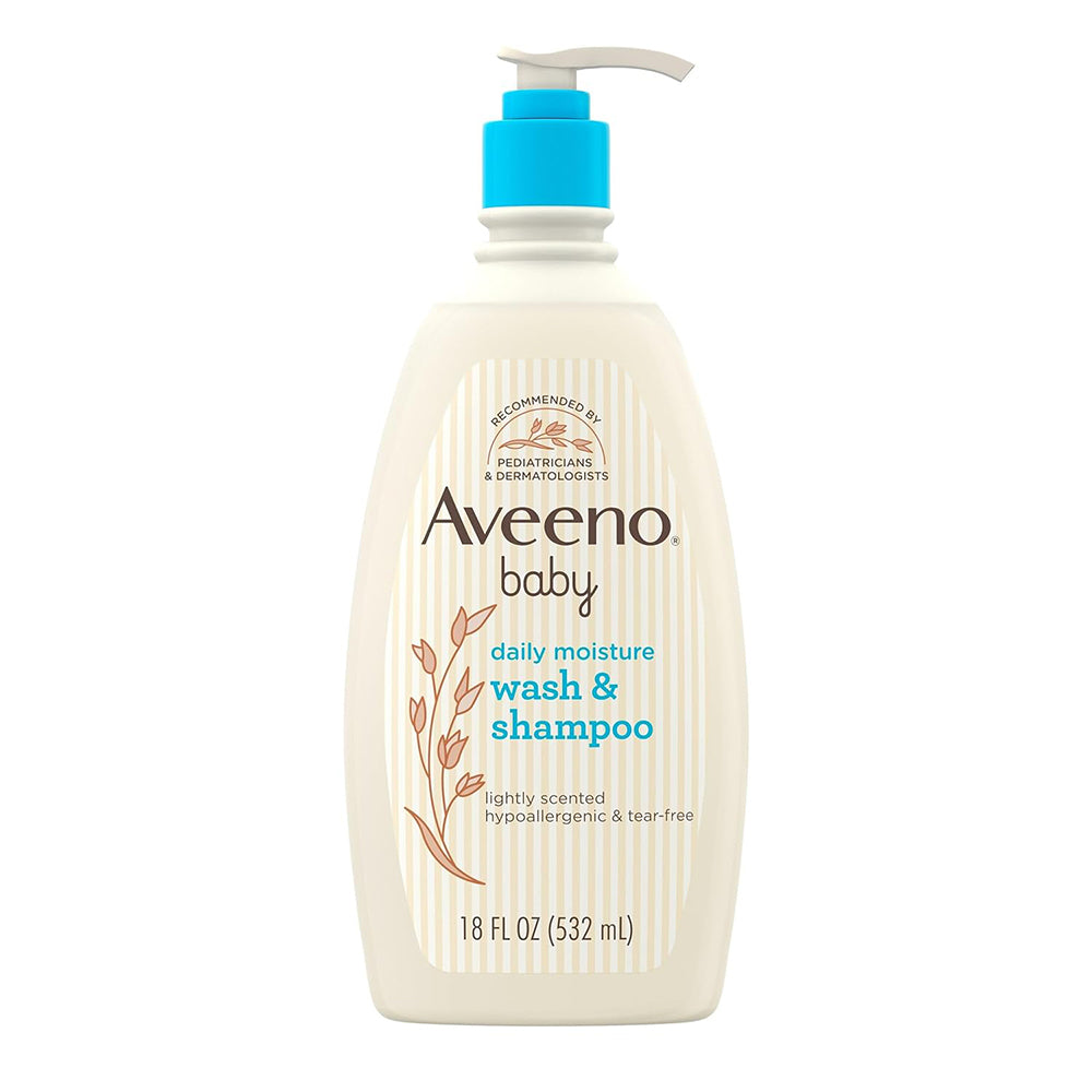 Aveeno Lightly Scented Baby Wash And Shampoo, Tear Free, 18 Oz