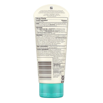 Aveeno Kids Continuous Protection Zinc Oxide Mineral Sunscreen Lotion , 3 Fl Oz