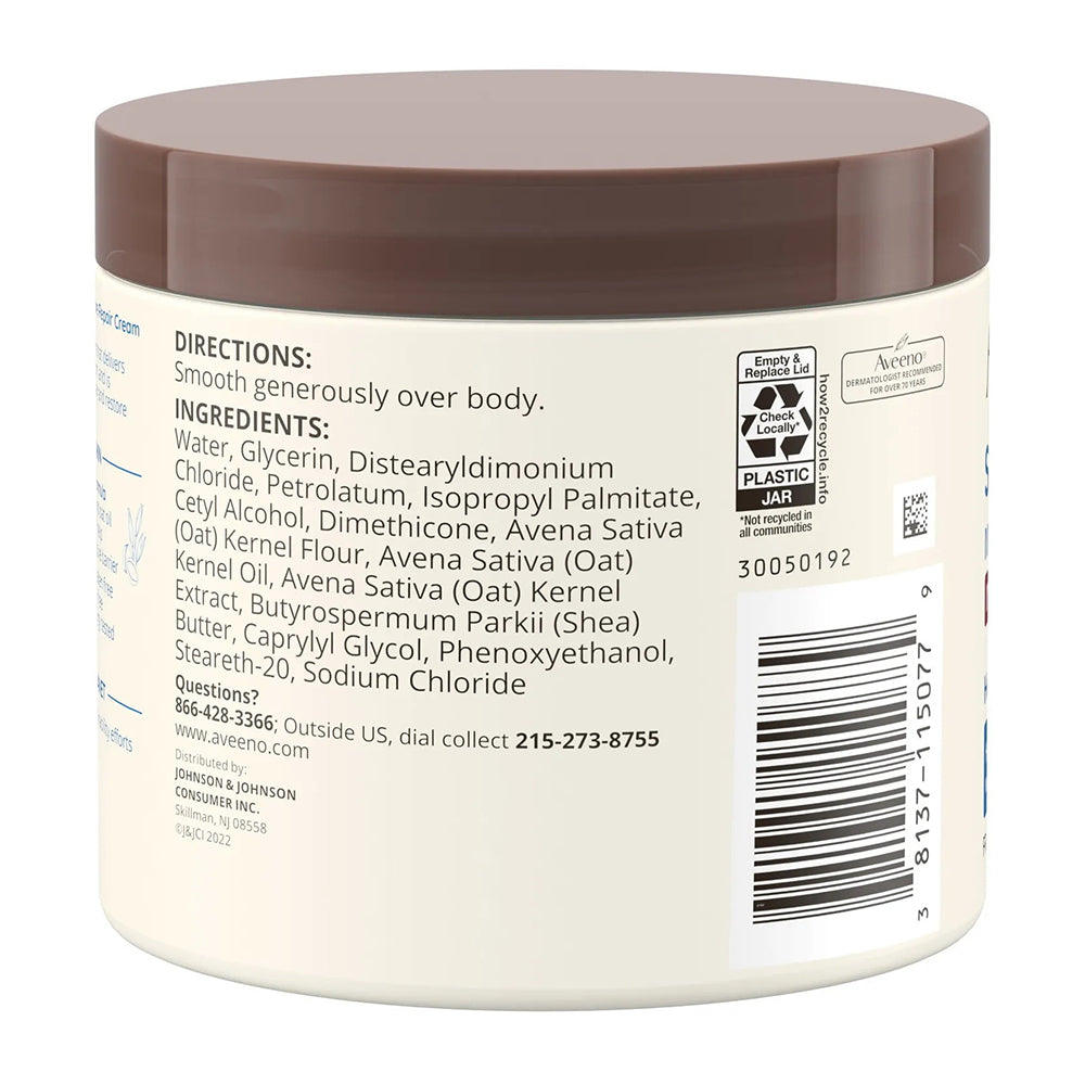 Aveeno Active Naturals Skin Relief Moisture Repair Cream, Fragrance Free - 11 Oz
