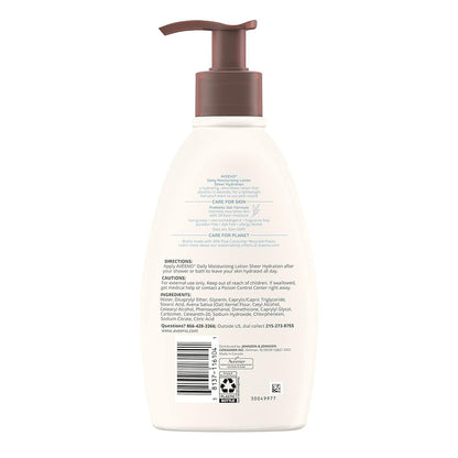 Aveeno Sheer Hydration Daily Moisturizing Fragrance-Free Lotion, 12 Fl Oz