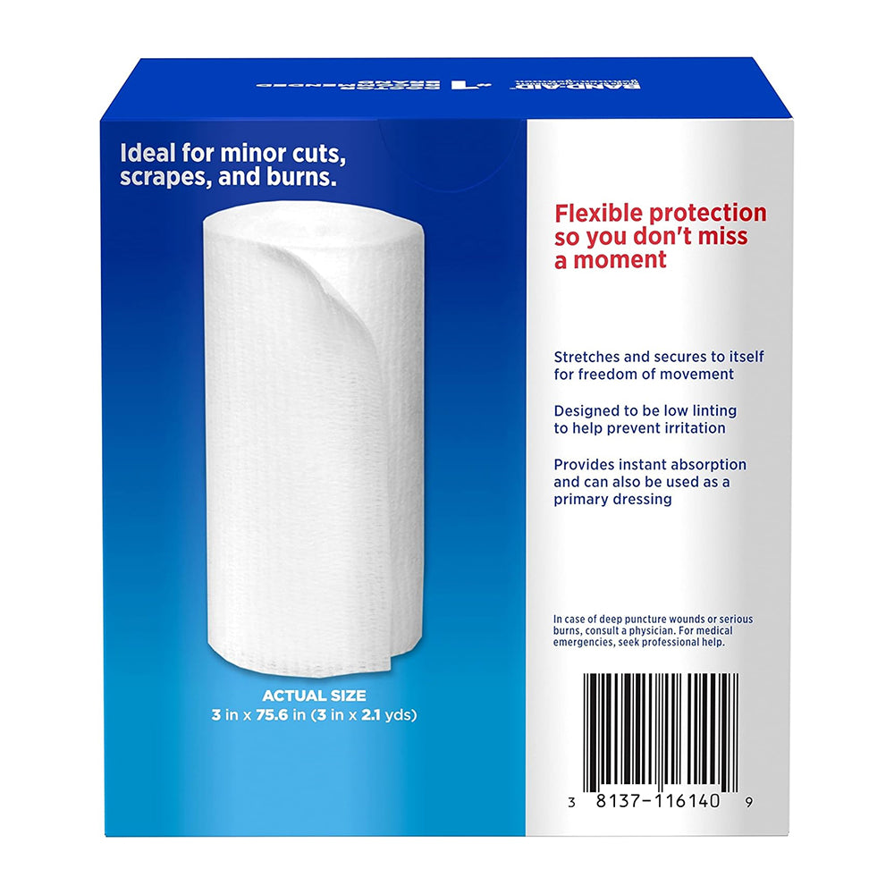 Band Aid First Aid Flexible Sterile Rolled Gauge - 5 Ea