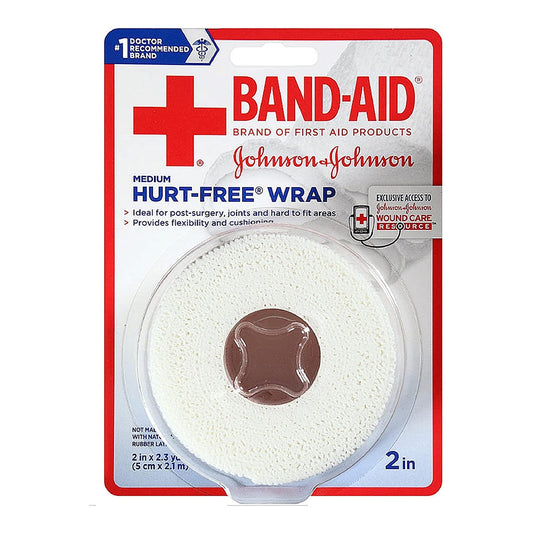 Band-Aid Medium Hurt Free Wrap Medium 2 X 2.3 Yd - 1 Ea