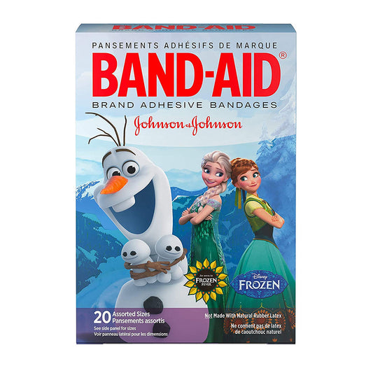 Band-Aid Adhesive Bandages, Disney'S Frozen, Assorted Sizes - 20 Ea