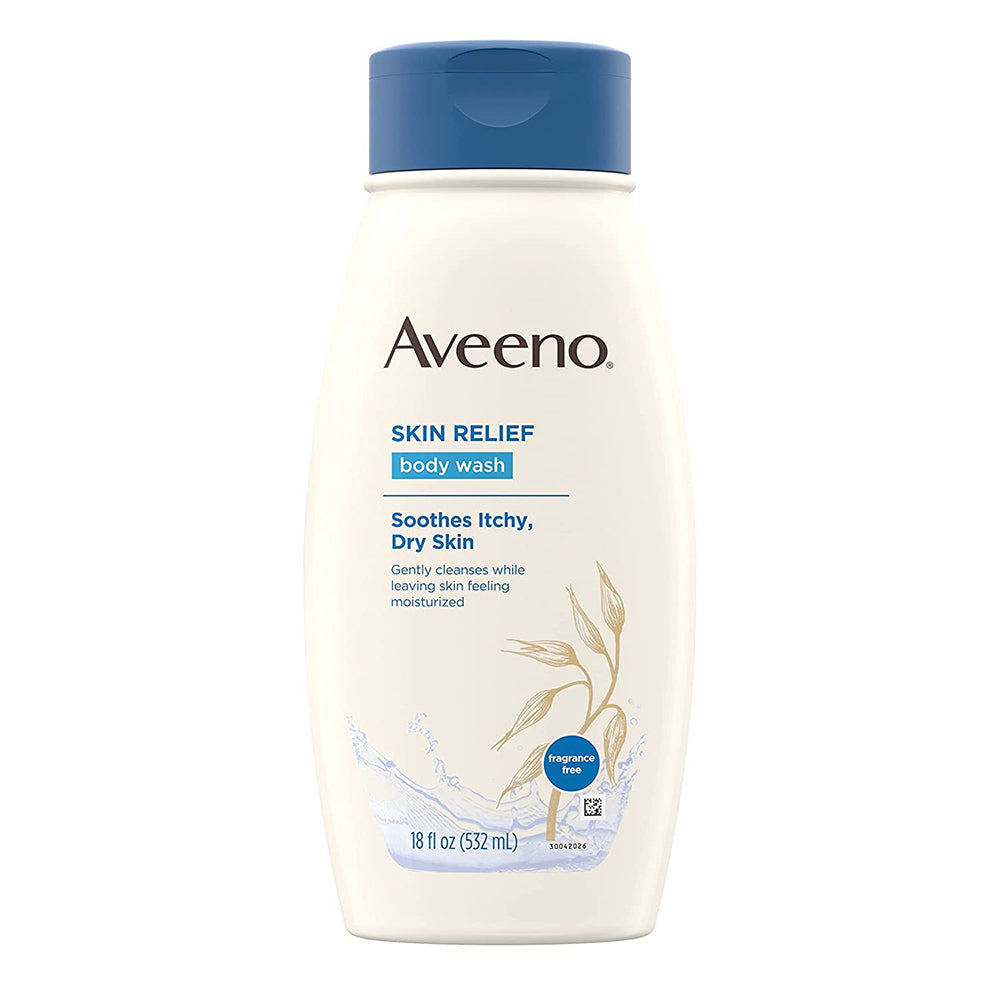 Aveeno Active Naturals Skin Relief Body Wash, Fragrance Free - 18 Oz