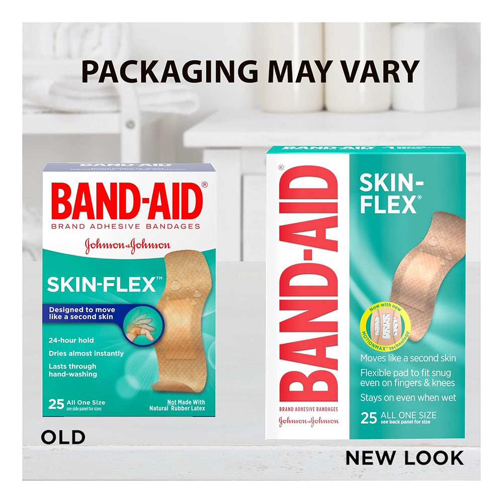 Band-Aid Skin-Flex Adhesive Bandages - 25 Count