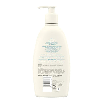 Aveeno Calm + Restore Daily Body Wash For Sensitive, 18 Fl Oz