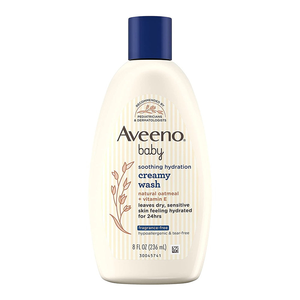 Aveeno Baby Soothing Hydration Creamy Wash Natural Oatmeal - 8 Oz