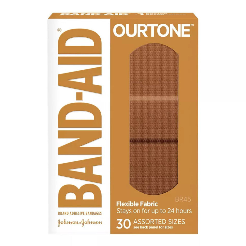 Band-Aid Brand Ourtone Adhesive Bandages, Br45, 30 Ct