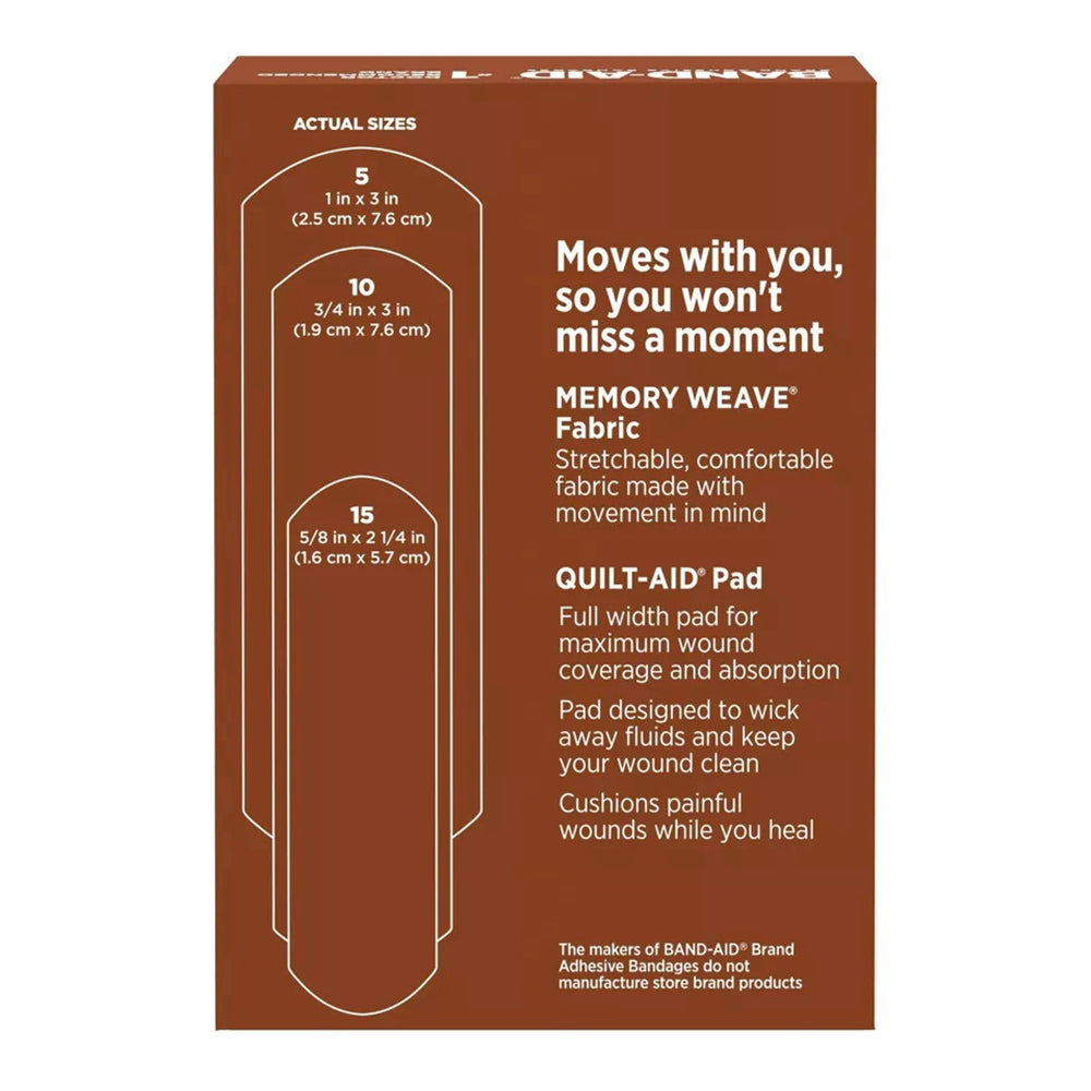 Band-Aid Brand Ourtone Adhesive Bandages, Br55, 30 Ct