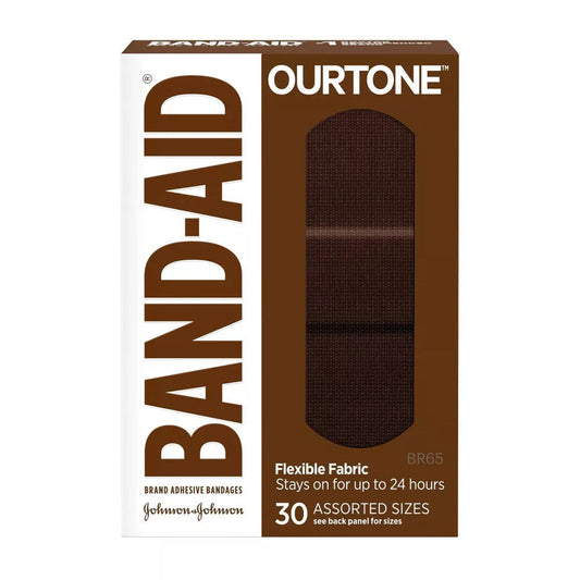Band-Aid Brand Ourtone Adhesive Bandages, Br65, 30 Ct