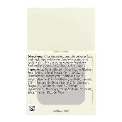 Aveeno Positively Radiant Daily Gel Facial Moisturizer , 1.7 Fl Oz