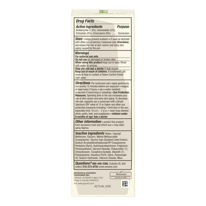Aveeno Positively Radiant Daily Facial Moisturizer With Broad Spectrum Spf 30 Sunscreen 2.3 Fl Oz