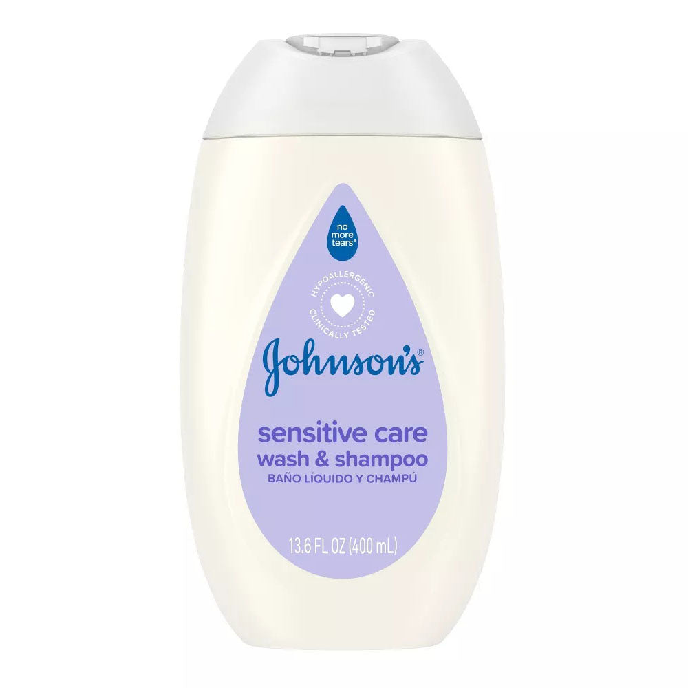 Johnson'S Baby Sensitive Care Baby Body Wash & Shampoo, 13.6 Oz
