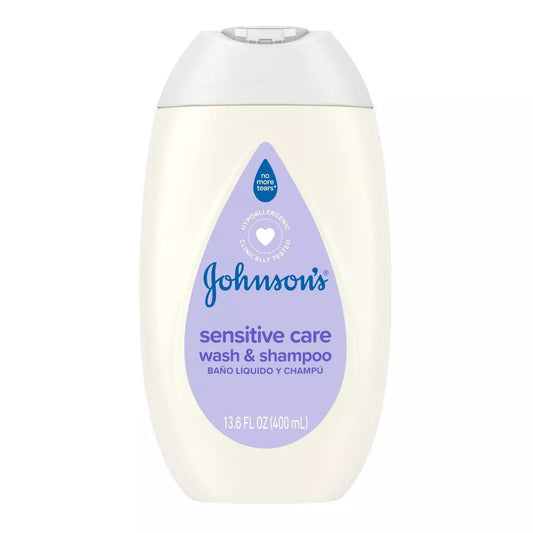 Johnson'S Baby Sensitive Care Baby Body Wash & Shampoo, 13.6 Oz