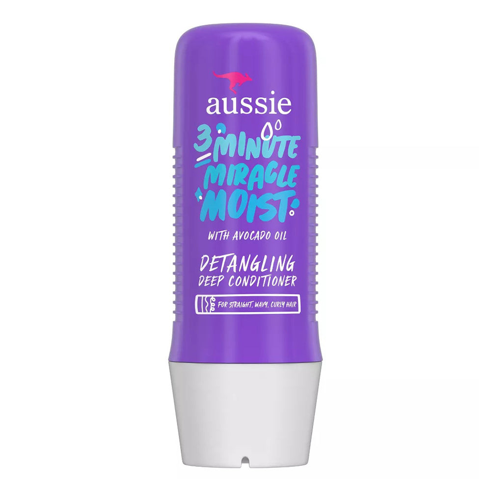 Aussie 3 Minute Miracle Moist Deep Conditioner With Avacado, Paraben Free - 8 Oz