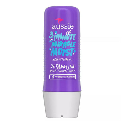 Aussie 3 Minute Miracle Moist Deep Conditioner With Avacado, Paraben Free - 8 Oz