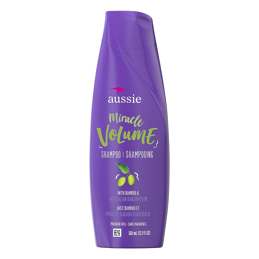 Aussie Miracle Volume For Fine Hair Daily Shampoo, 12.1 Fl Oz