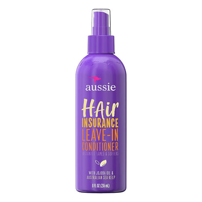 Aussie Hair Insurance Leave-In Conditioner With Jojoba And Sea Kelp, 8.0 Fl Oz