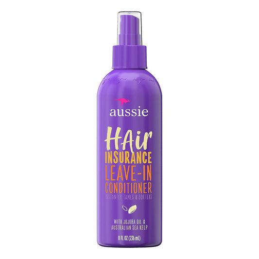 Aussie Hair Insurance Leave-In Conditioner With Jojoba And Sea Kelp, 8.0 Fl Oz