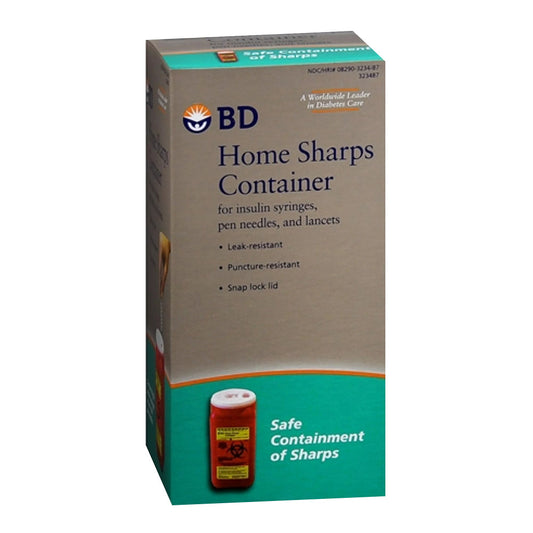 Bd Home Sharps Container For Insulin Syringes & Lancets