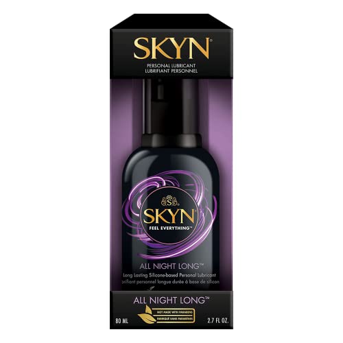 Skyn All Night Long Silicone Based Lubricant, 2.7 Fl Oz.
