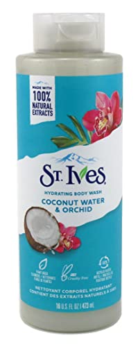 St. Ives Hydrating Body Wash, Coconut Water & Orchid, 16 Fl Oz