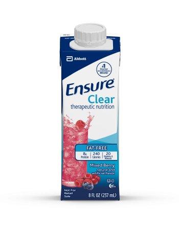 Ensure Clear Therapeutic Nutrition Drink, Mixed Berry, 8 Oz