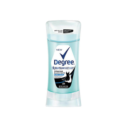 Degree Ultraclear Black+White Pure Clean Antiperspirant Deodorant Stick, 2.6 Oz