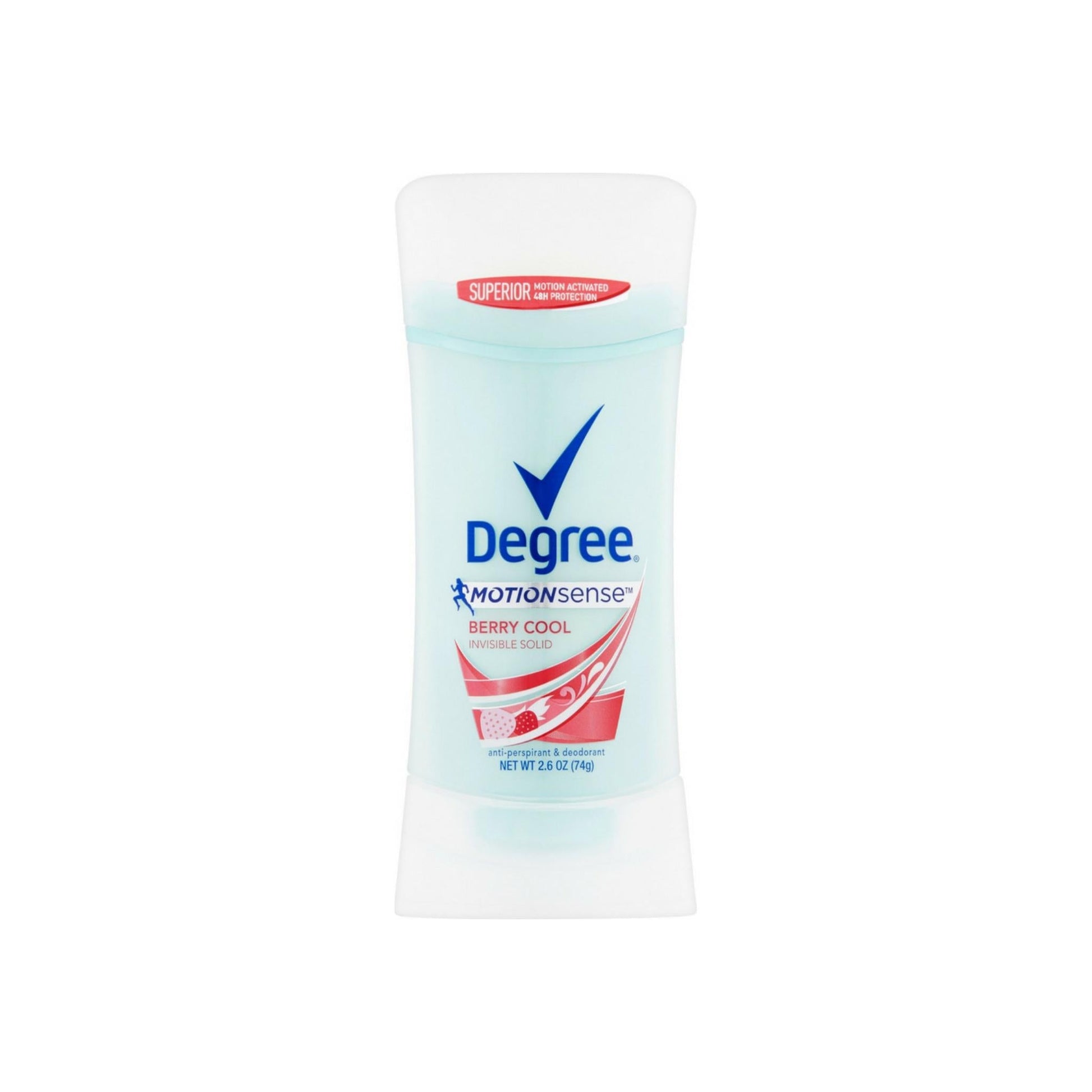 Degree Berry Cool Motionsense Antiperspirant Deodorant Stick 2.6 Oz