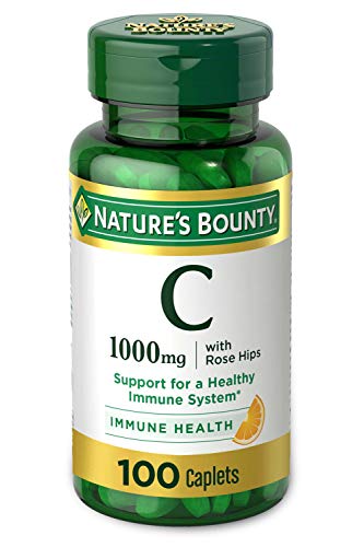 Nature'S Bounty Vitamin C 1000 Mg Plus Rose Hips Caplets 100 Ea