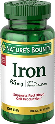 Nature'S Bounty Iron 65 Mg Tablets 100 Tablets
