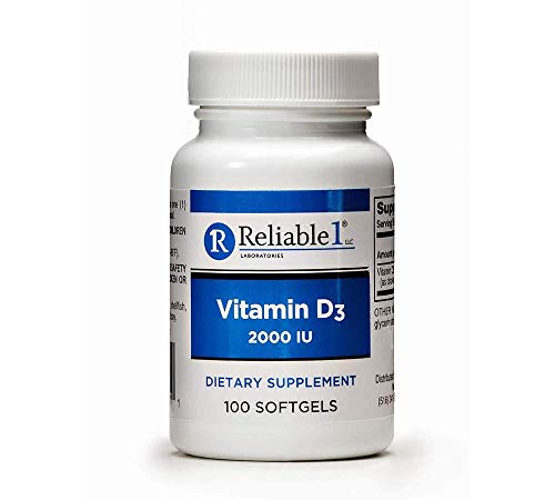 Reliable 1 Laboratories Vitamin D3 2000 Iu Softgels - 100 Count
