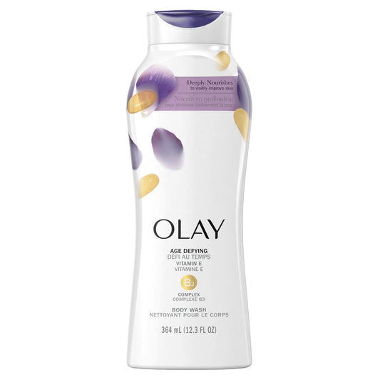 Olay Age Defying Body Wash with Vitamin E, 12.3 fl oz