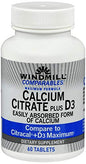 Windmill Calcium Citrate + D Tablets 60 Tablets