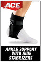 Ace-207266 Brand Ankle Brace With Side Stabilizers-Black 1 Count