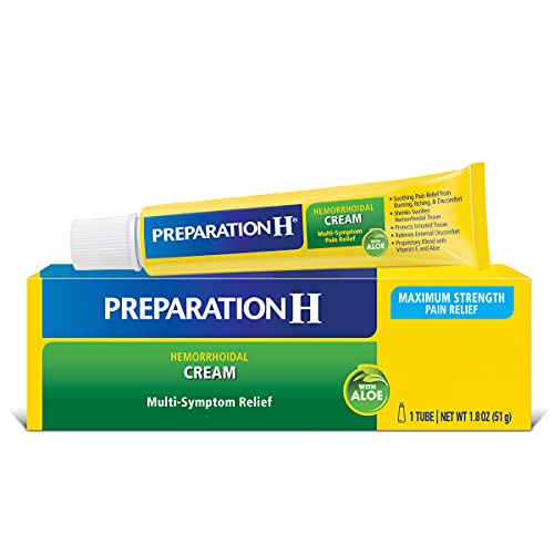 Preparation H Hemorrhoidal Multi System Relief Treatment Cream With Aloe - 1.8 Oz