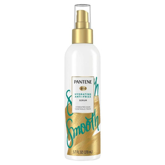 Pantene Pro-V Smooth Hair Hydrating Anti-Frizz Serum, 5.7 fl oz