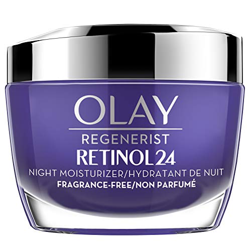 Olay Regenerist Retinol 24 Max Night Hydrating Moisturizer Cream, Fragrance Free - 24 Oz