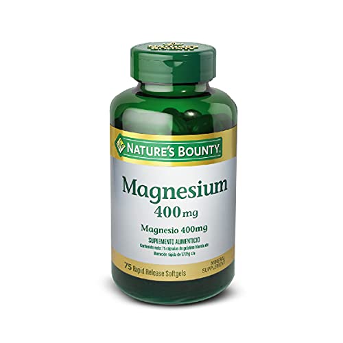Nature'S Bounty Magnesium 400 Mg Softgel 75 Ea